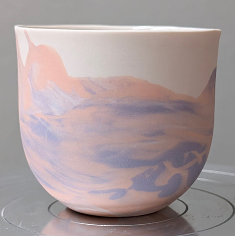 Unique Porcelain Flow Cup #261