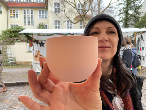 Medium Porzellan Kaffeebecher