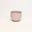 Pink Cotton Candy soft rosé porcelain coffee cup on a white background. Handmade in Berlin.