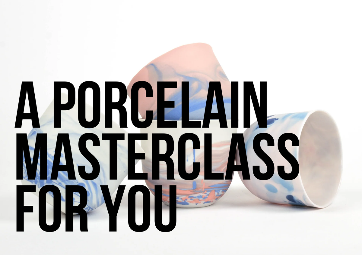 Geschenkgutschein für einen Porzellangieß-Kurs.